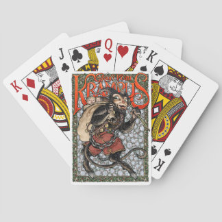 Krampus playing cards