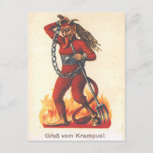 Krampus Postcard