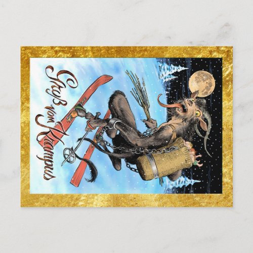 Krampus Postcard