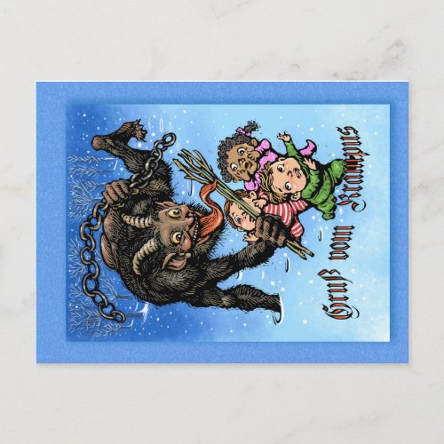 Krampus Postcard