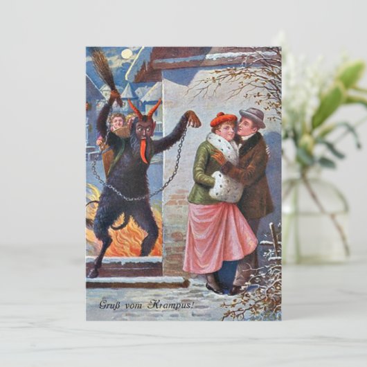 Krampus Punishing Bad Adults (Standing Front)