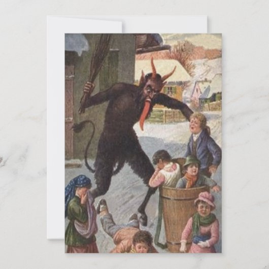 Krampus Punishing Kidnapping Children Winter (Front)