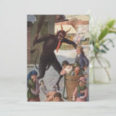 Krampus Punishing Kidnapping Children Winter (Standing Front)