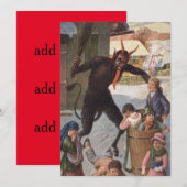 Krampus Punishing Kidnapping Children Winter (Front/Back)
