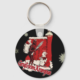 Krampus Snow Day Keychain