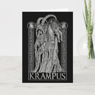 Krampus - Ss Von Krampus Dark Gothic Christmas  Card