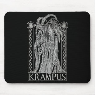 Krampus - Ss Von Krampus Dark Gothic Christmas Mouse Pad
