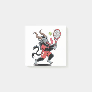 Krampus Tennis Christmas Court Demon Tennis  Post-it Notes