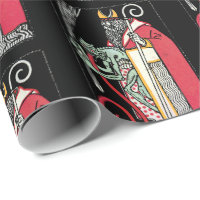 Krampus und Nikolo Wrapping Paper