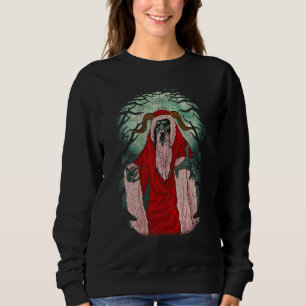 Krampus Vintage Germanic Christmas Krampus Sweatshirt
