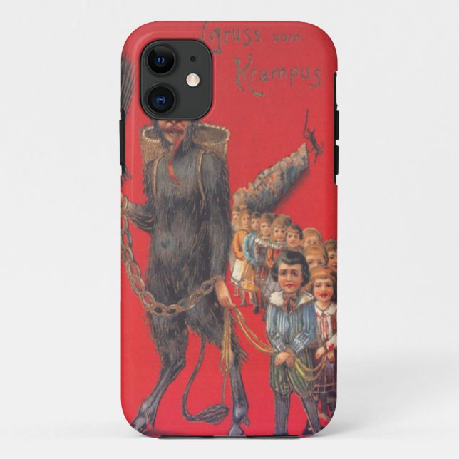 Krampus With Bad Children Case-Mate iPhone Case (Back)