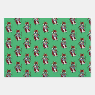 Krampus Wrapping Paper