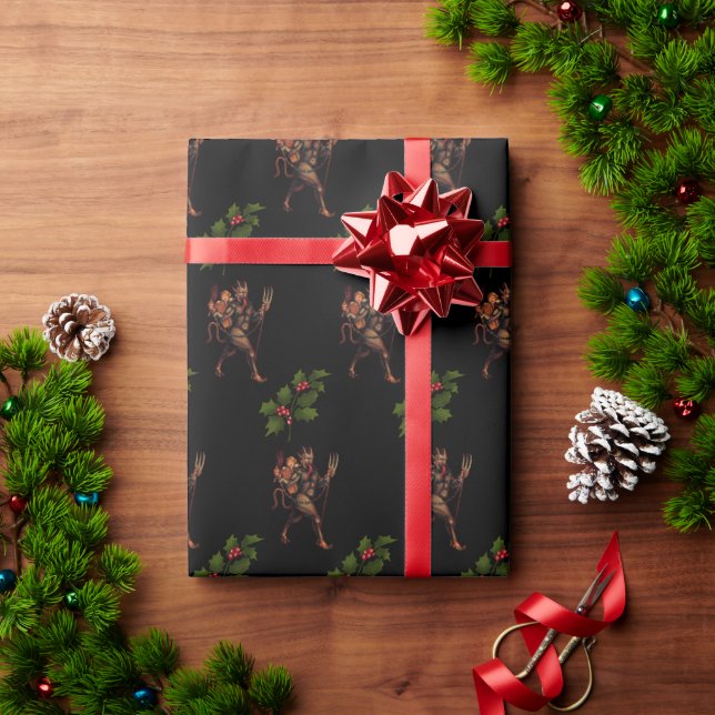 Krampus Wrapping Paper (Holiday Gift)