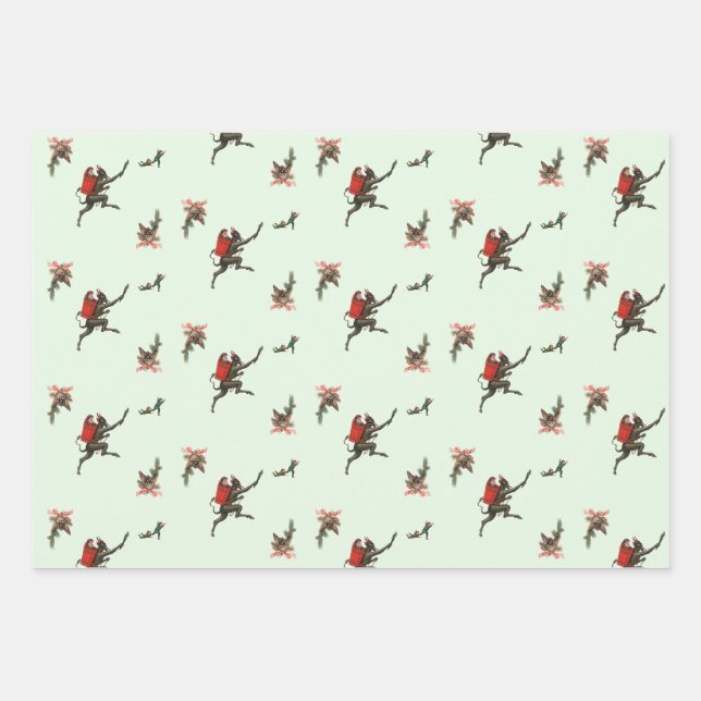 Krampus Wrapping Paper Set 1 (Front)