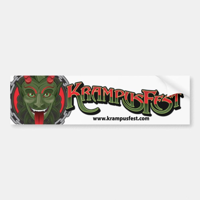 KrampusFest Bumper Sticker (Front)