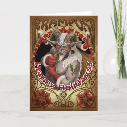 Krampy Holidays Greeting Card