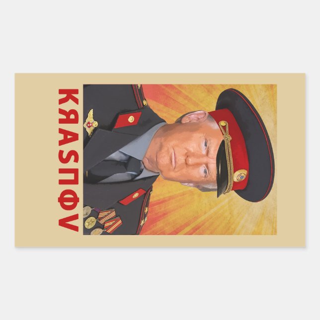 Krasnov Trump  Rectangular Sticker (Front)