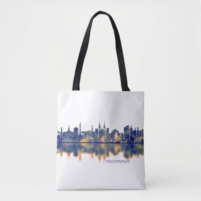 Krasnoyarsk Skyline Tote Bag (Front)