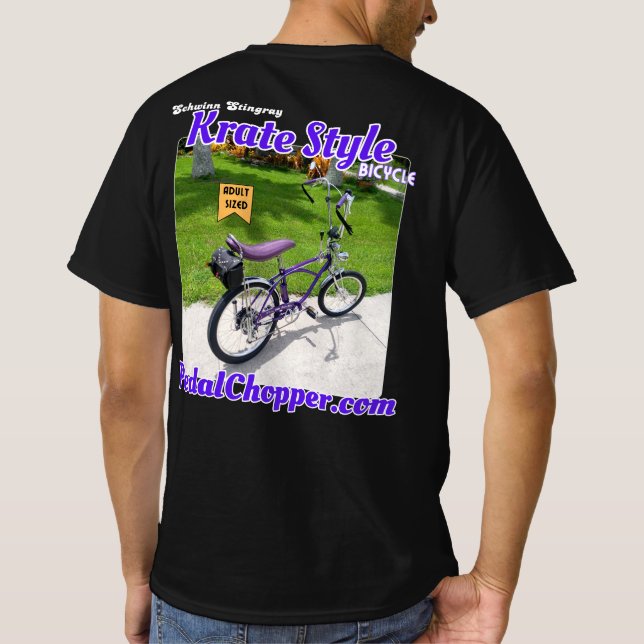 Krate Style Bike For Adults T-Shirt (Back)