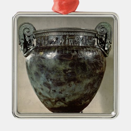 Krater from the Tomb of a Princess of Vix Metal Ornament