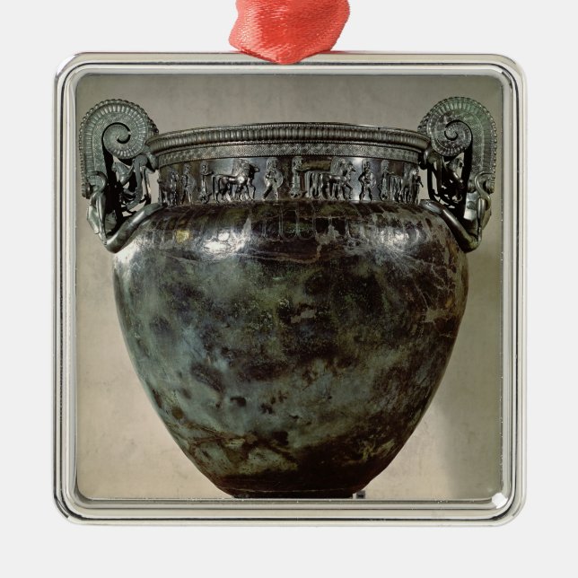 Krater, from the Tomb of a Princess of Vix Metal Ornament (Front)