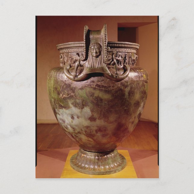 Krater, from the Tomb of a Princess of Vix Postcard (Front)