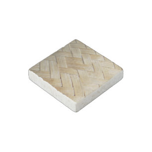 Kratip Thai Lao Isan Bamboo Rice Basket Stone Magnet