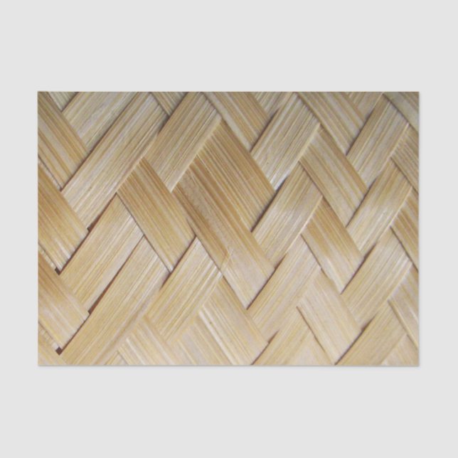 Kratip Thai Lao Isan Bamboo Rice Basket Tissue Paper (Front)