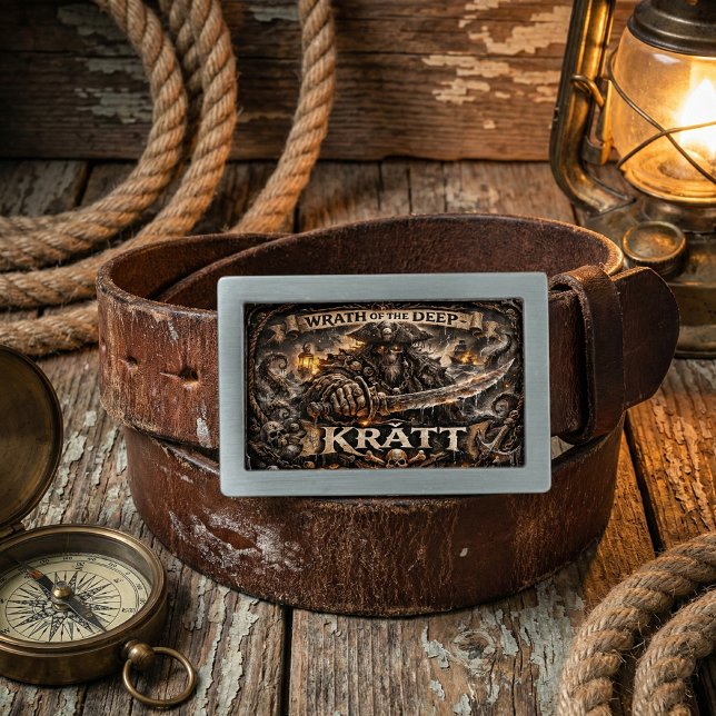 Krátt Belt Buckle – Wrath of the Deep (Creator Uploaded)