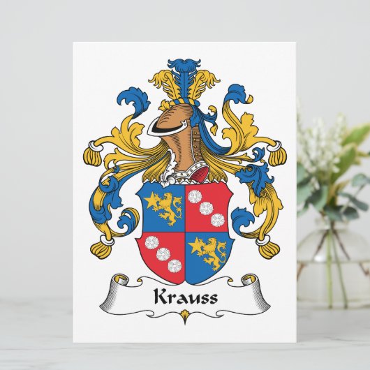 Krauss Family Crest (Standing Front)