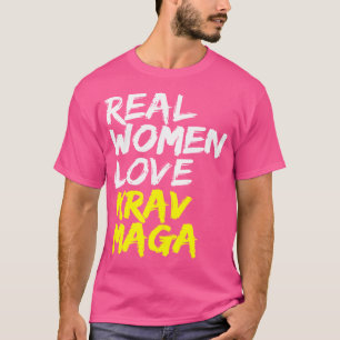 Krav Maga Athletes Martial Arts Real Women Love Kr T-Shirt