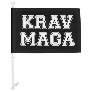 Krav Maga Car Flag