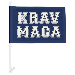 Krav Maga Car Flag