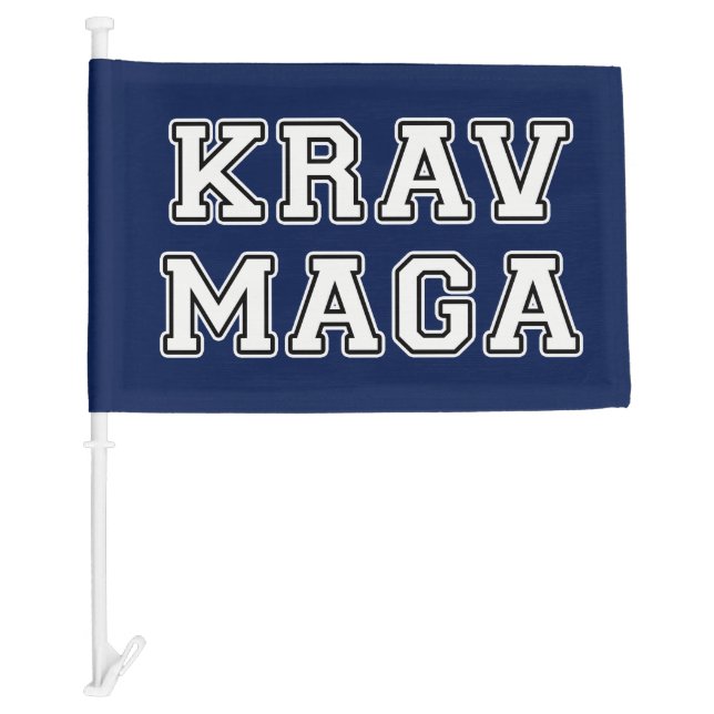 Krav Maga Car Flag (Front)