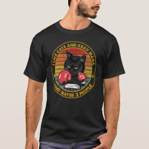 Krav Maga Cat Martial Arts Israel Defense Forces T-Shirt