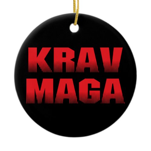 Krav Maga Ceramic Ornament