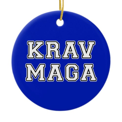 Krav Maga Ceramic Ornament
