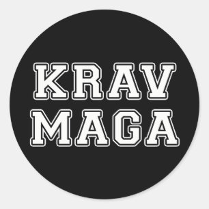 Krav Maga Classic Round Sticker