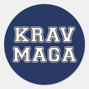 Krav Maga Classic Round Sticker