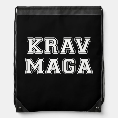 Krav Maga Drawstring Bag