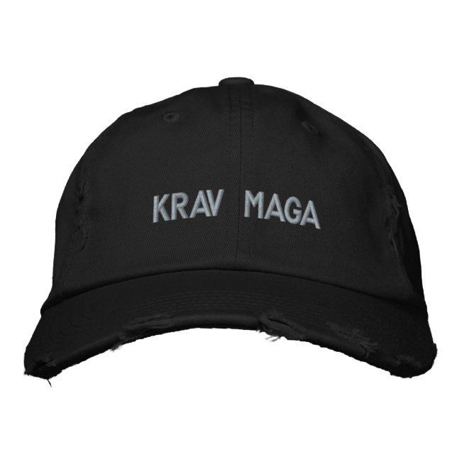 Krav Maga Embroidered Baseball Hat (Front)