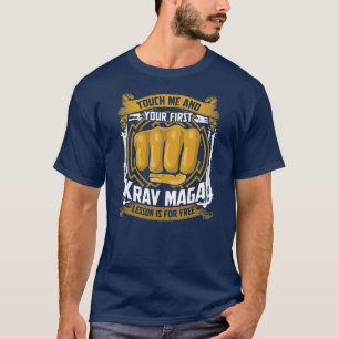 Krav Maga for men Fighting Self Defense Fight T-Shirt