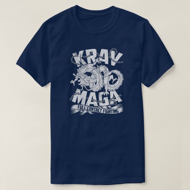 Krav Maga for men Fighting Self Defense Fight  T-Shirt (Design Front)