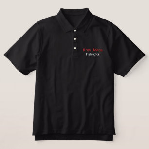 Krav Maga, Instructor Embroidered Polo Shirt