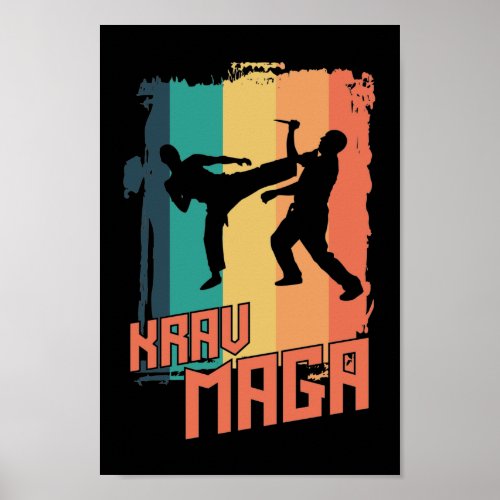 Krav Maga Kampfkunst Nahkampf Poster