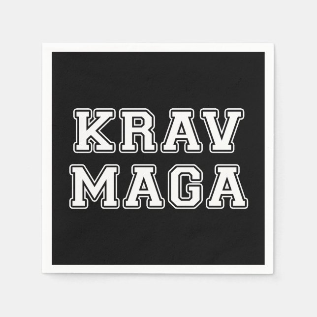 Krav Maga Napkins (Front)