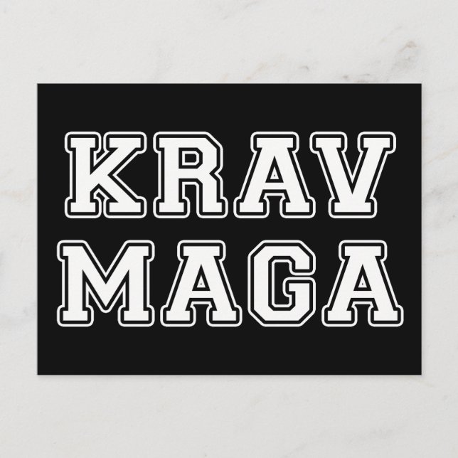 Krav Maga Postcard (Front)