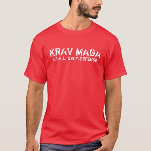 KRAV MAGA REAL self_defense T_shirt