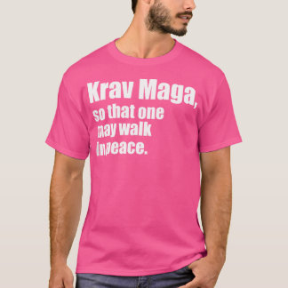 Krav Maga Self Defense Forces Combat Contact Men K T-Shirt