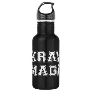 Krav Maga Stainless Steel Water Bottle